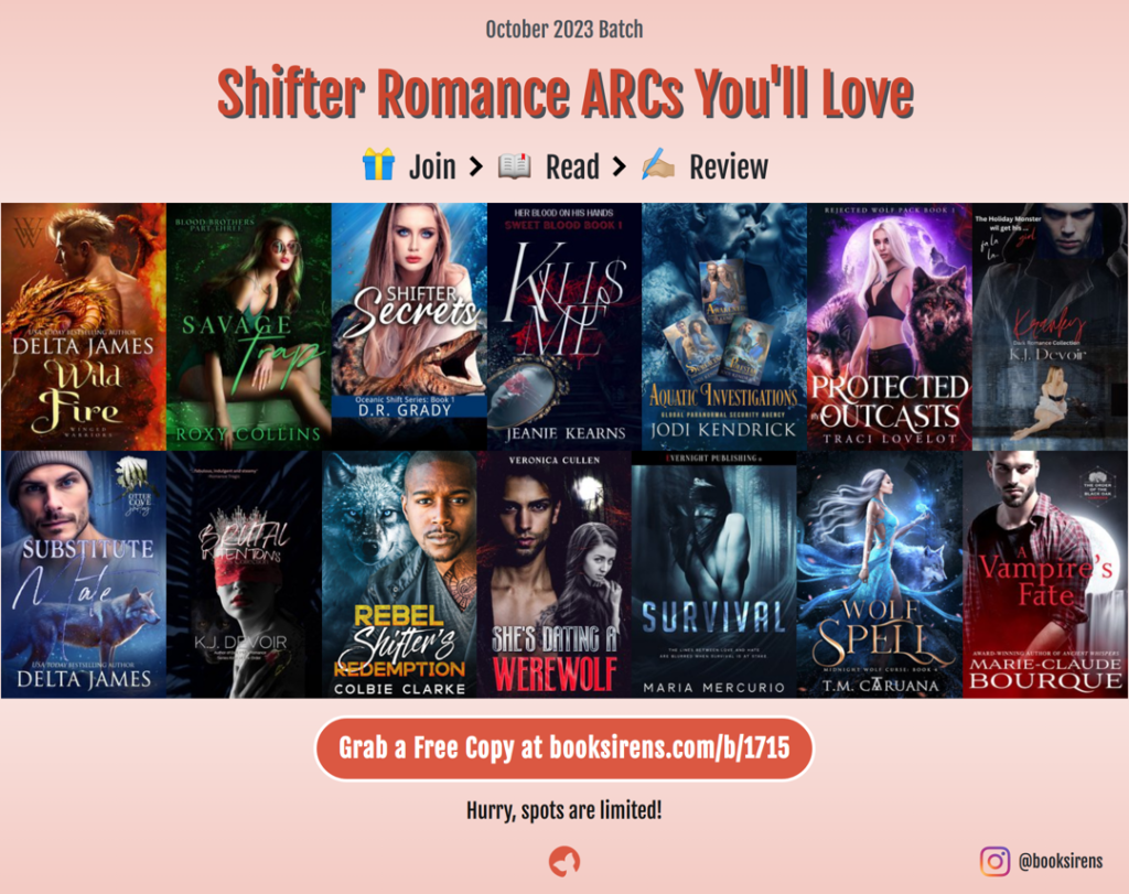 Free Shifter Romance ARCs you can read before anyone else