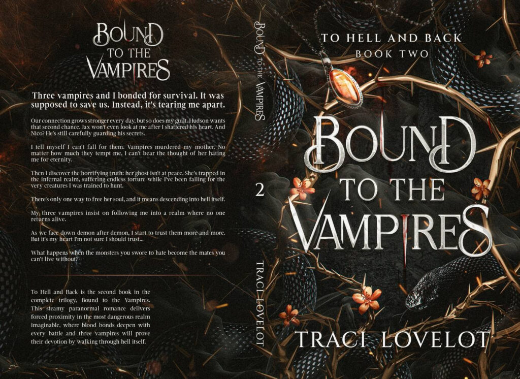 Bound to the Vampires paperback series with dark, seductive covers