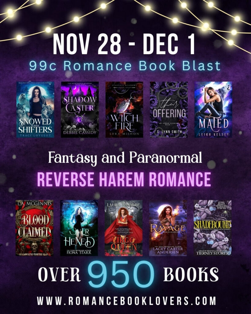 Black Friday / Cyber Monday romance book sale, 99 cents each, ends tomorrow