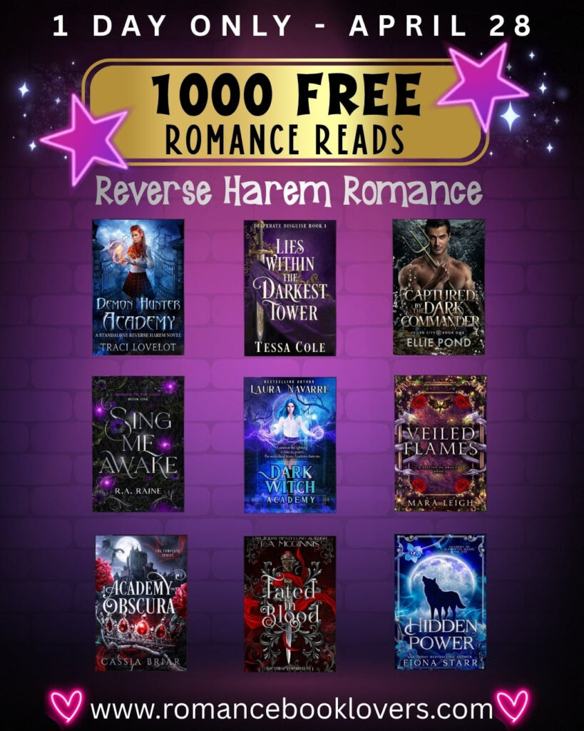 Over 1,000 free paranormal romance and fantasy romance books including reverse harem