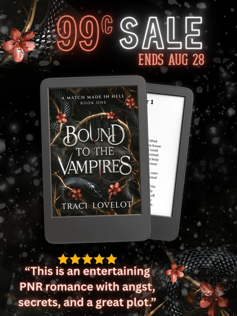 A Match Made in Hell, Bound to the Vampires Book 1 ebook, just 99 cents through August 28