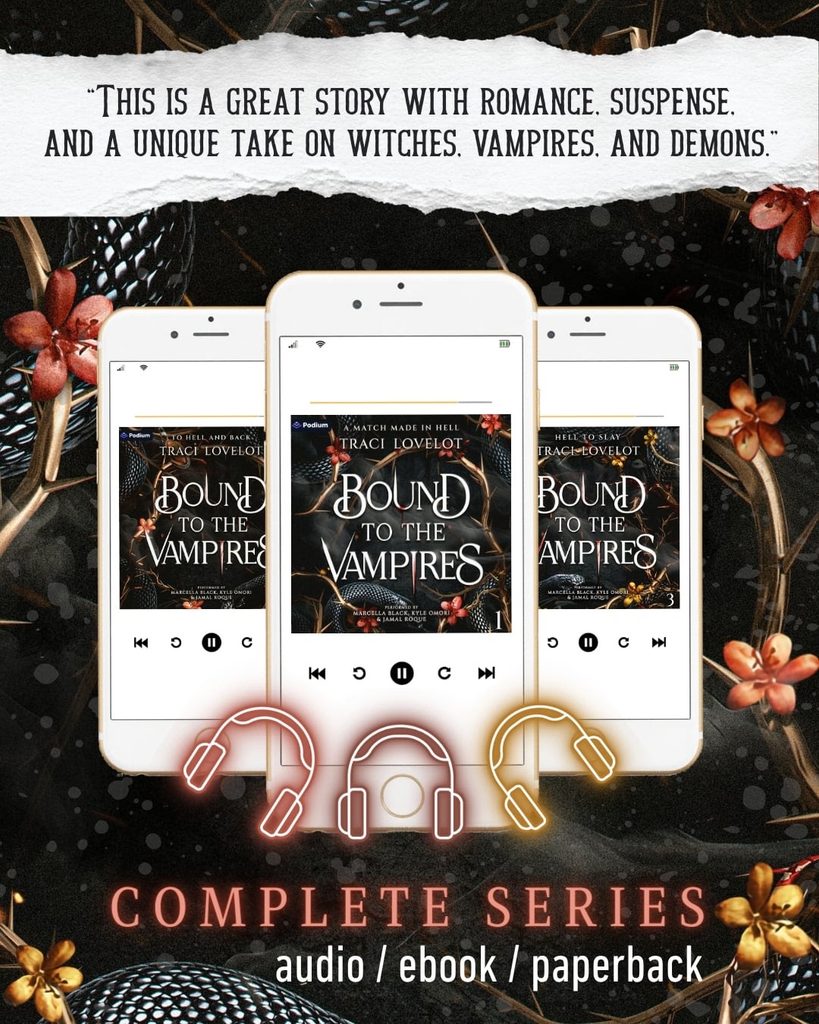 The complete Bound to the Vampires audiobook trilogy by Traci Lovelot